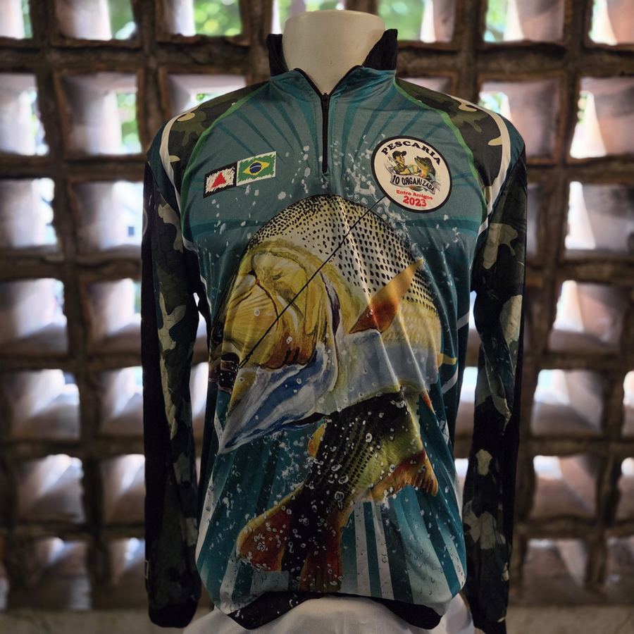 Camisa de pesca personalizada